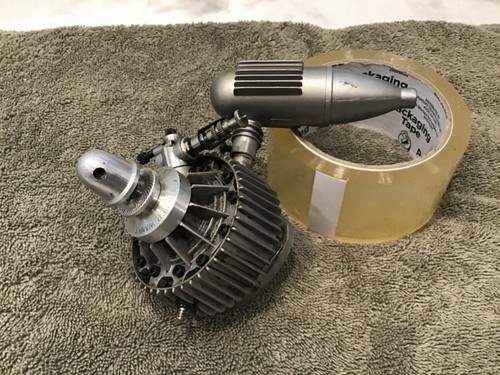 Motore aereo modello rotativo
